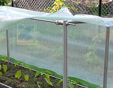 Gartengestelle, Rankgerüste oder Überdachungen aus Edelstahl einfach selber bauen