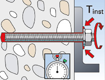 fischer Montagemörtel 300T und Ankerstange FIS A - Durchsteckmontage in Beton - Montage 05
