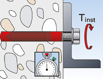 fischer Montagemörtel 300T und Ankerstange FIS A - Innengewindeanker RG MI in Beton - Montage 05