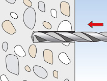 fischer Montagemörtel 300T und Ankerstange FIS A - Vorsteckmontage in Beton - Montage 01