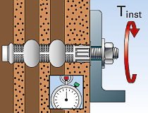 fischer Montagemörtel 300T und Ankerstange FIS A - Montage in Lochstein - Mauerwerk - Montage 05