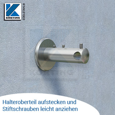 Handlaufmontage mit Halter 643-901 - Empfehlung Schritt 4