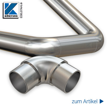 Handlauf, 2,50 m Spezial-Alu-Rohr, Durchm. 30 mm, mit T-Nut für variable  Anbringung der Halter - Borrmann Shop