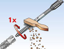 fischer Thermax 8/10 - Montageschritt 3