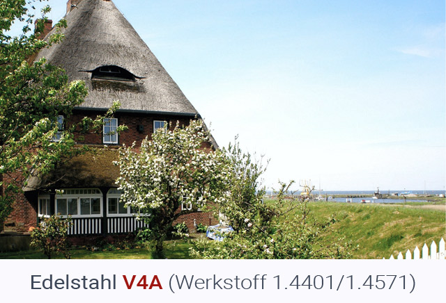 Einsatz für Edelstahl im Werkstoff V4A