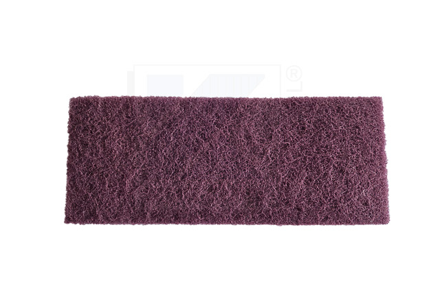 Zubehoerartikel: Schleifvlies - Handstück 100x250 mm | rotbraun - fein