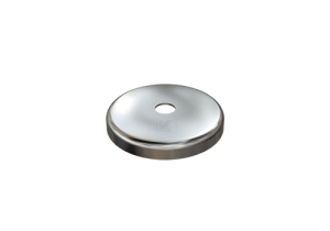Edelstahlrosette 70x12 mm für Handlaufhalter mit einer Edelstahlronde 66x4 mm Edelstahlrosette 70x12 mm für Handlaufhalter mit einer Edelstahlronde 66x4 mm