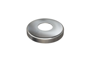 Edelstahl Abdeckrosette 82x15 mm mit Loch 34mm Edelstahl Abdeckrosette 82x15 mm mit Loch 34mm