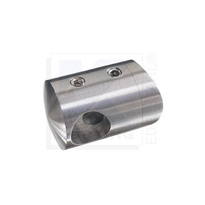 Edelstahl Stabhalter - an Rohr ø42,4 mm für Rd 12 mm Edelstahl Stabhalter - an Rohr ø42,4 mm für Rd 12 mm