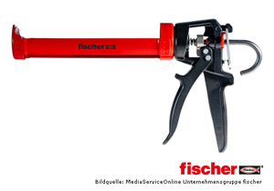 fischer Auspresspistole KP M 2 - hochwertige Auspresspistole für Silikonkartuschen fischer Auspresspistole KP M 2 - hochwertige Auspresspistole für Silikonkartuschen