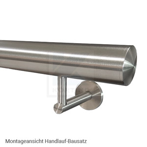 Edelstahl Handlauf Bausatz - bestehend aus Rohr ø 42,4x2,0 mm und Handlaufhalter 641-601-14