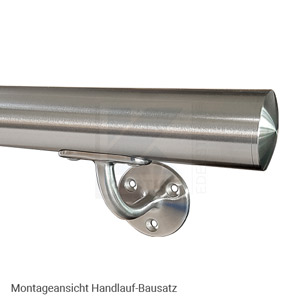 Edelstahl Handlauf Bausatz - bestehend aus Rohr ø 42,4x2,0 mm und Handlaufhalter 642-300-14 Edelstahl Handlauf Bausatz - bestehend aus Rohr ø 42,4x2,0 mm und Handlaufhalter 642-300-14