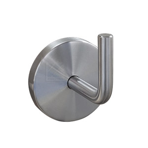 Edelstahl Handlaufhalter gebogen, mit Ronde verschweißt mit Abdeckrosette