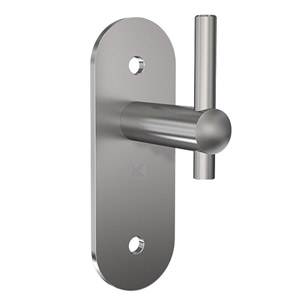 Handlaufhalter für Handlauf aus Edelstahl, mit langer Wandplatte und Durchgangsbohrungen 11 mm Handlaufhalter für Handlauf aus Edelstahl, mit langer Wandplatte und Durchgangsbohrungen 11 mm