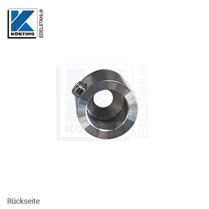 Zierstabhalter ø16 mm, Ansicht Innenseite - gesenkt für M6