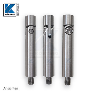 Handlaufträger 14 mm mit Gelenk - Ansichten Handlaufträger 14 mm mit Gelenk - Ansichten