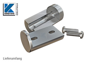 Rohrverschraubung aus Edelstahl zum Verschweißen mit Rohr 42,4 mm - Lieferung inkl. Schrauben Rohrverschraubung aus Edelstahl zum Verschweißen mit Rohr 42,4 mm - Lieferung inkl. Schrauben