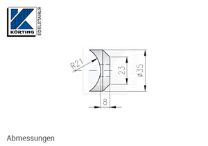 Abmessungen Pfostenhalter aus Edelstahl zur Montage von Pfosten aus Edelstahlrohr im Durchmesser von 42 mm mit Gewindestangen M10