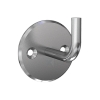 Handlaufhalter für Handlauf aus Edelstahl, Handlaufträger gebogen zum Anschweißen des Handlaufes, Ronde 86 mm gedreht mit Fase