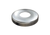 Edelstahl Abdeckrosette 105x18 mm mit Loch 42,6 mm - flache Ausführung Edelstahl Abdeckrosette 105x18 mm mit Loch 42,6 mm - flache Ausführung