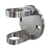 Wandanker ø120x10 mm mit 2 Rohrklemmen für Rohr ø42,4 mm