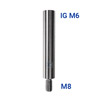 Handlaufträger 14 mm mit Anschlussgewinde M8 und Innengewinde M6 Handlaufträger 14 mm mit Anschlussgewinde M8 und Innengewinde M6